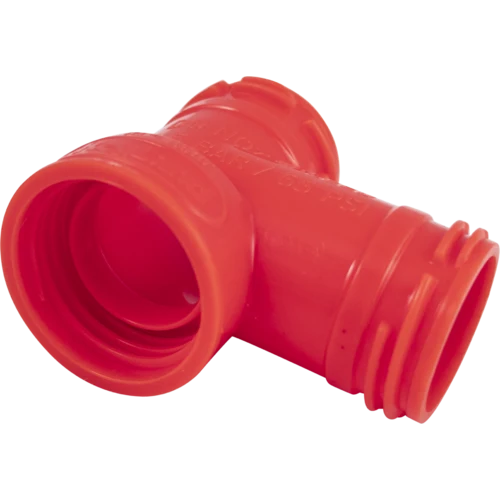 Carbonation Cap Tee Fitting | Ball Lock Quick Disconnect (QD) Cap Tee