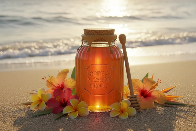 Hawaiian Tropical Fruit Blossom Honey - 6lb