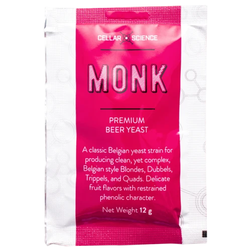 CellarScience® MONK Dry Yeast | Belgian Abbey Ale | Premium Beer Yeast
