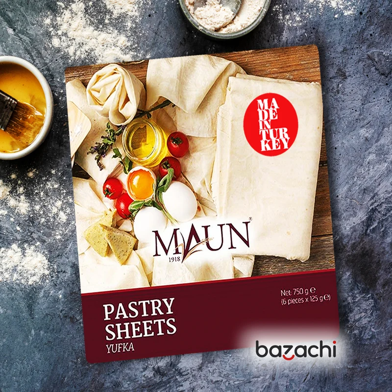 Maun Frozen Pastry Sheets 6 Pcs 750g (Yufka)