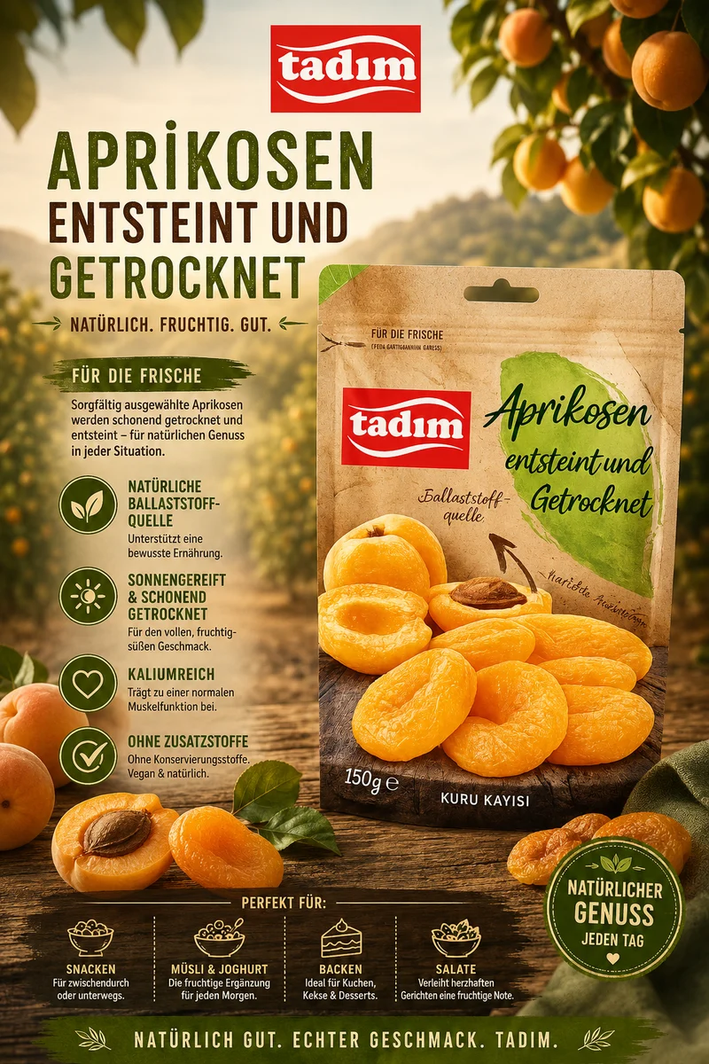 Tadim Dried Apricots 150g