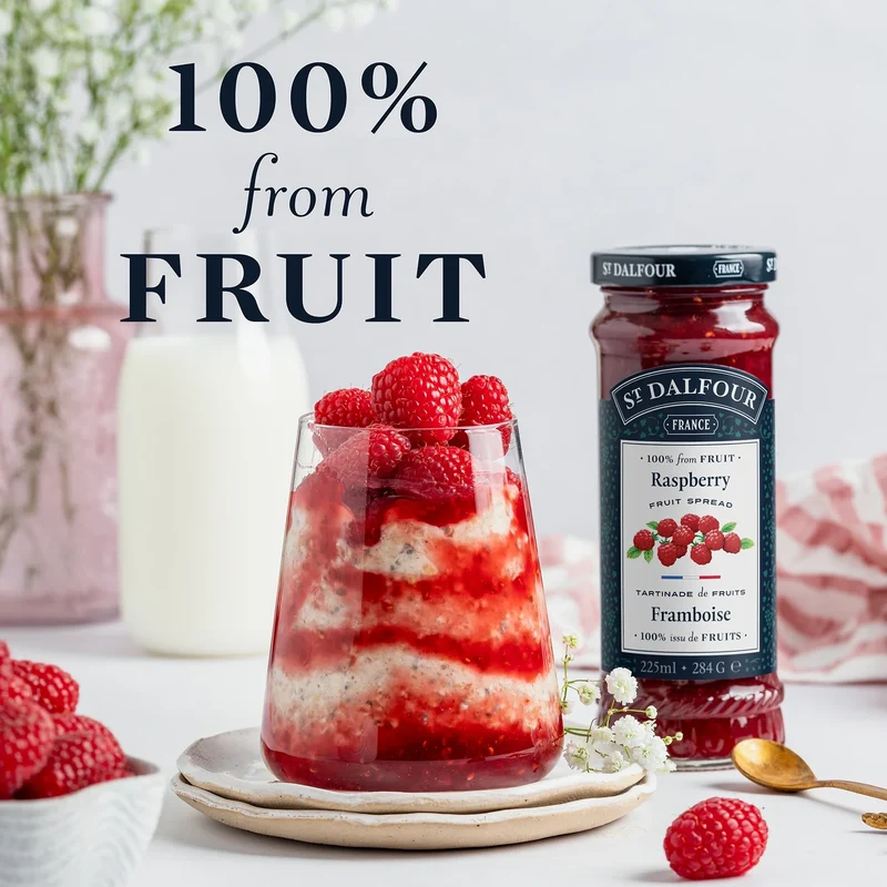 St Dalfour Raspberry Spread 284g