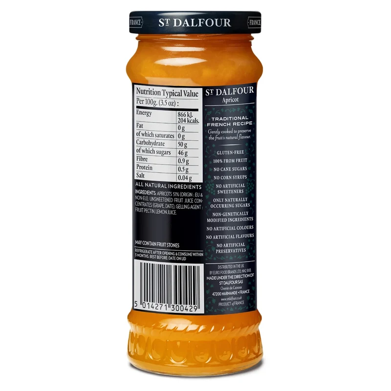 St Dalfour Apricot Spread 284g