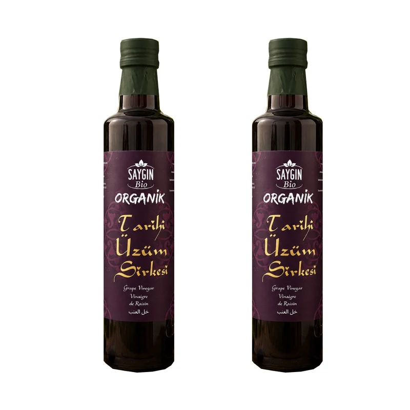 Saygin Organic Grape Vinegar (Organik Uzum Sirkesi) 500 ml