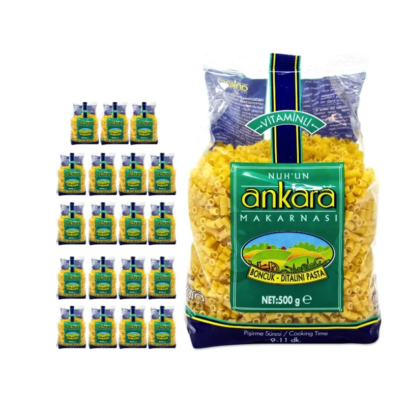 Nuhun Ankara Vitaminli Makarnasi Ditalini Pasta (Boncuk Makarna) 500g
