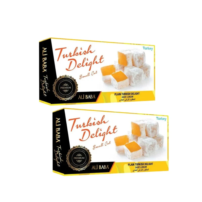 Ali Baba Turkish Delight Plain (Sade Lokum) Zero Added Sugar 150g