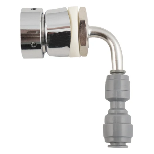 Beer Faucet Shank | Tower Shank | Stainless | Duotight Compatible Barb | Intertap® | NukaTap®