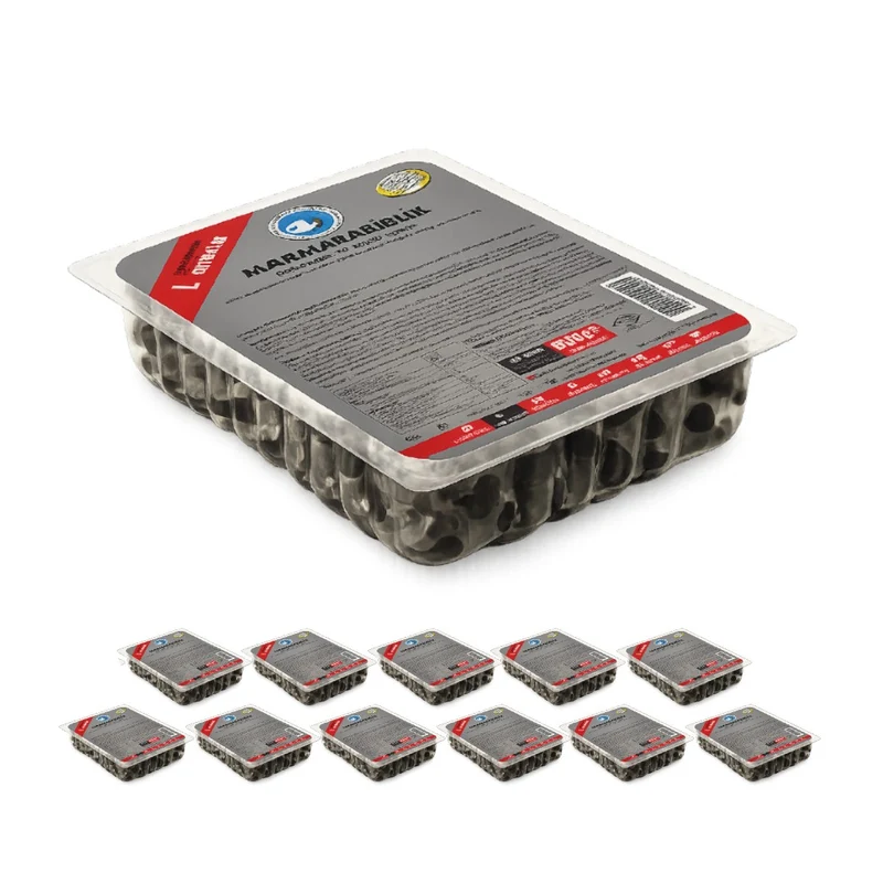 Marmarabirlik Hiper Black Olives (L) Vacuum 800g