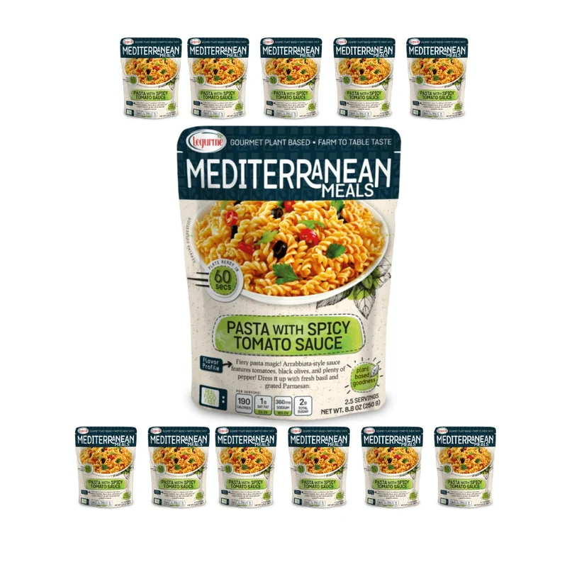 Legurme Mediterranean Pasta With Spicy Tomato Sauce 250g