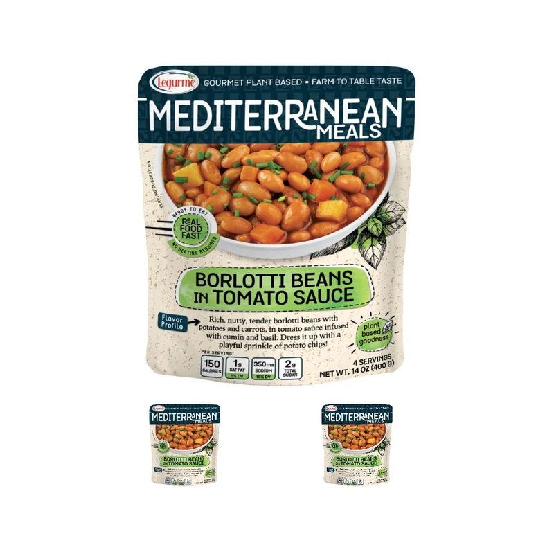 Legurme Borlotti Beans In Tomato Sauce 400g