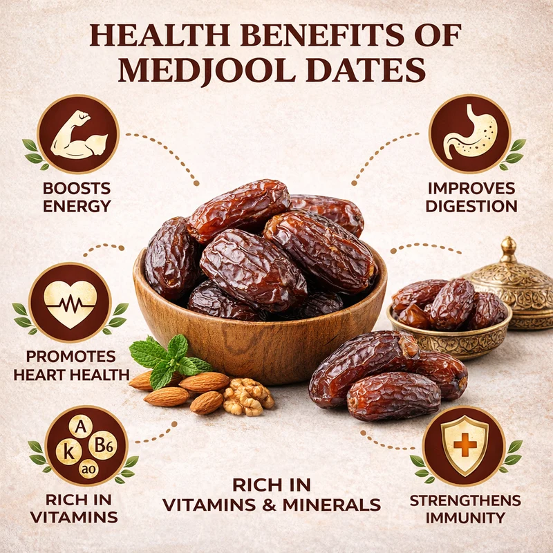 Derme Natural Medjool Dates 500gr