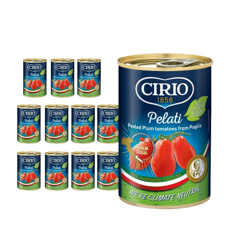 Cirio Pelati Peeled Plum Tomatoes 400gr (Tin)