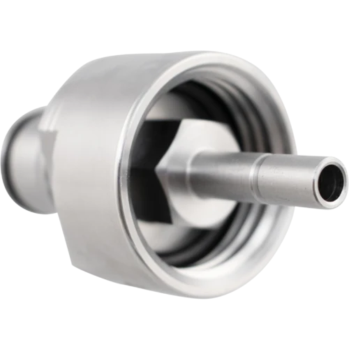 Carbonation and Line Cleaning Ball Lock Quick Disconnect (QD) Cap - Stainless - Duotight Compatible
