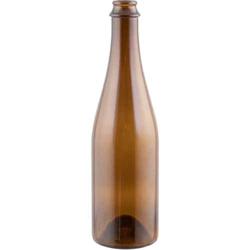 Beer Bottles | Belgian/Champagne Style | Amber Glass Bottles | 16.9 oz | 500mL | Case of 12