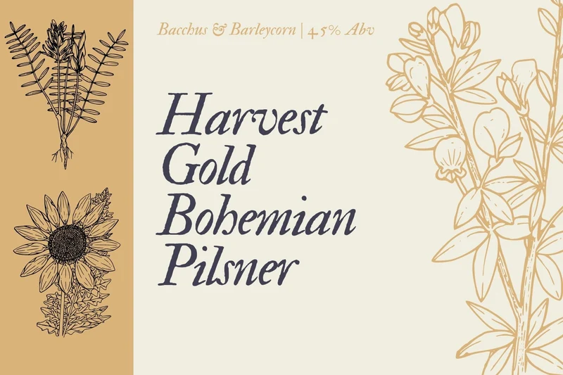 Harvest Gold Brewing Kit - 5 Gallon (Bohemian Pilsner Style)