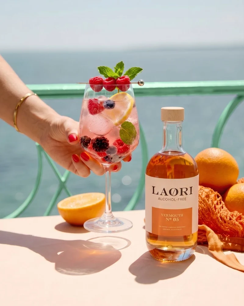Spritz Set mit Amalfi, Ruby, Berry, Vermouth