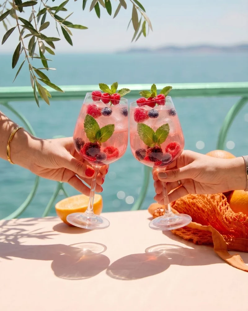 Spritz Set mit Amalfi, Ruby, Vermouth