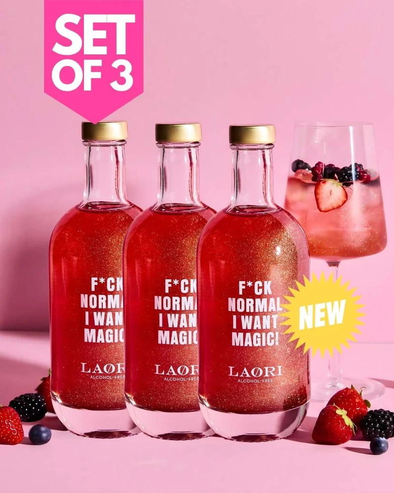 3er Set-Berry Glitzer Spritz: I want magic