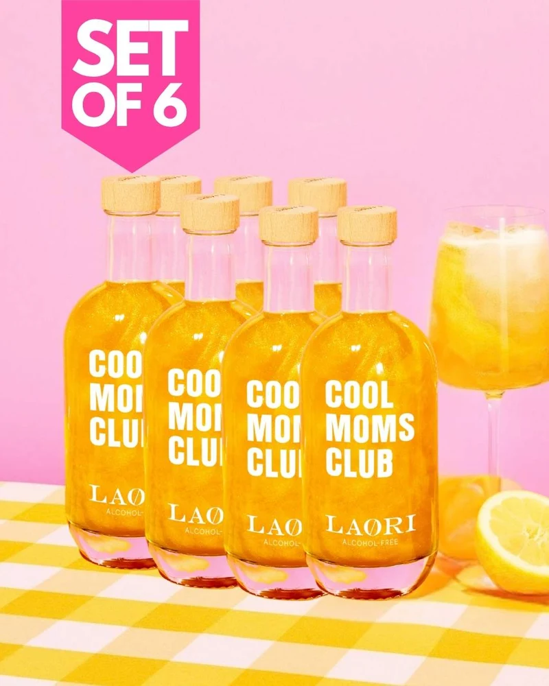 6er Set-Amalfi Glitzer Spritz: Cool Moms Club