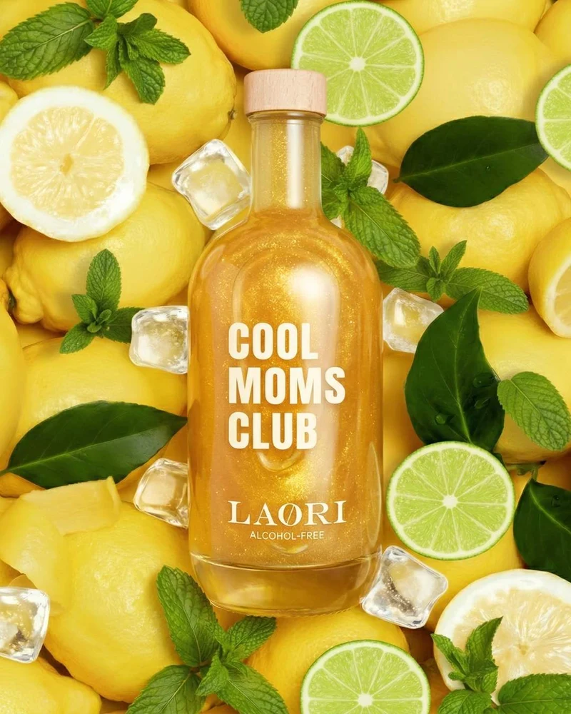 3er Set-Amalfi Glitzer Spritz: Cool Moms Club