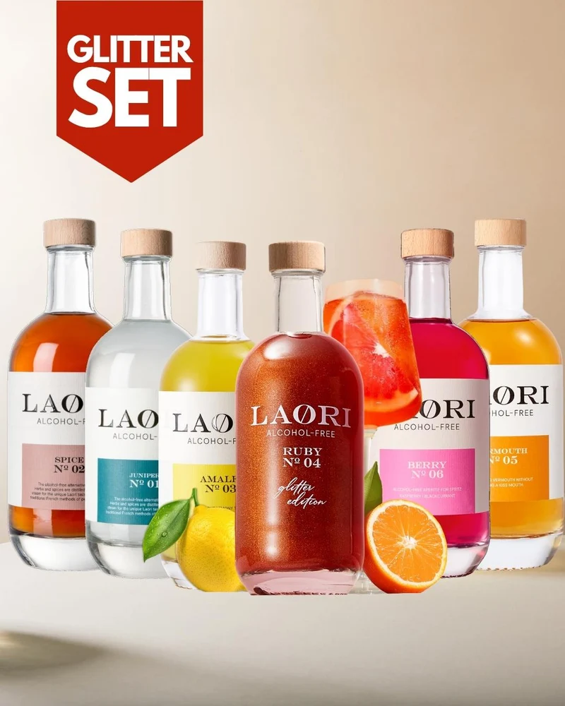 LECKERES PROBIERSET: ALLE LAORI ALTERNATIVEN MIT GLITZER SPRITZ