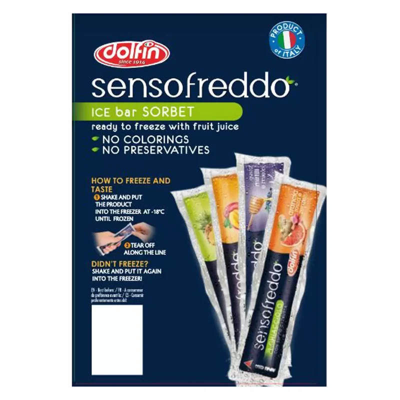 Sensofreddo Ready to Freeze Fruit Ice Lollies, 60x40ml