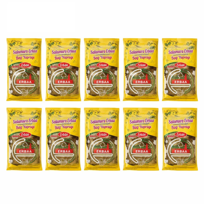 Erbaa Salamura Grape Leaves (Bağ Yaprağı) – 400g