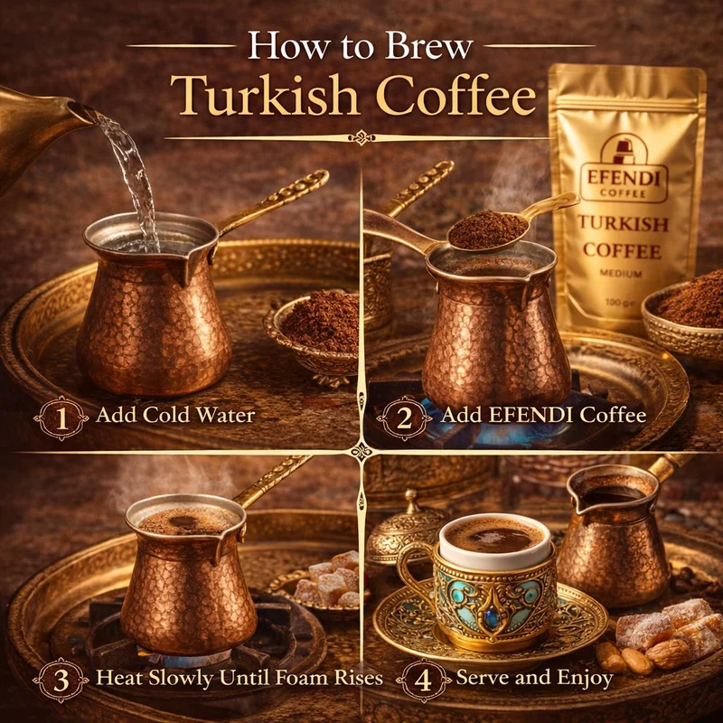 EFENDI COFFEE Turkish Coffee – Medium Roast 100g