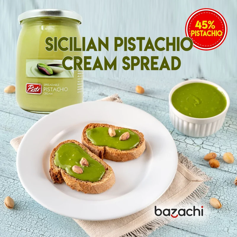 Pisti Sicilian Pistachio Cream Spread, 600g