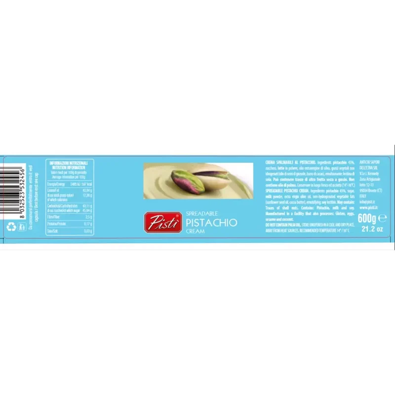 Scyavuru Pistachio Cream Spread, 600g
