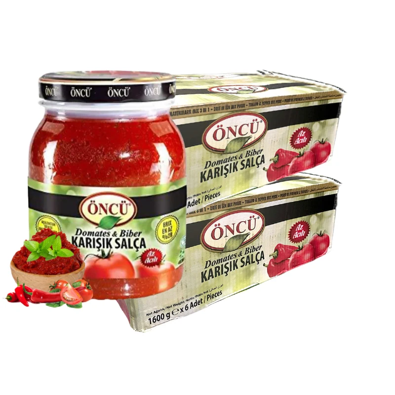 Oncu Tomato and Pepper Mixed Paste ( Karisik Salca ), 1600g