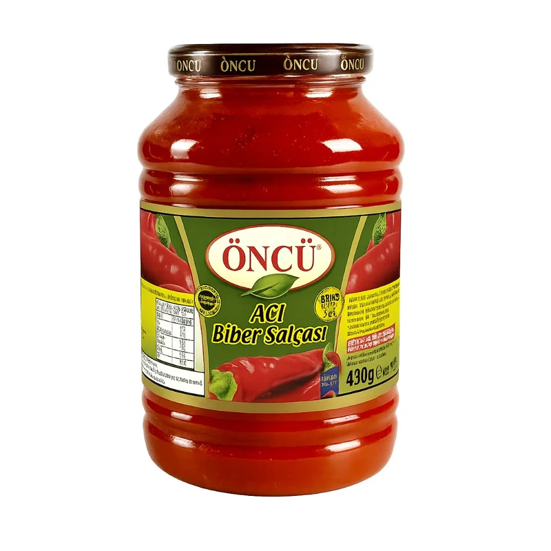 Oncu Hot Pepper Paste ( Aci Biber Salcasi ), 4.3 Kg