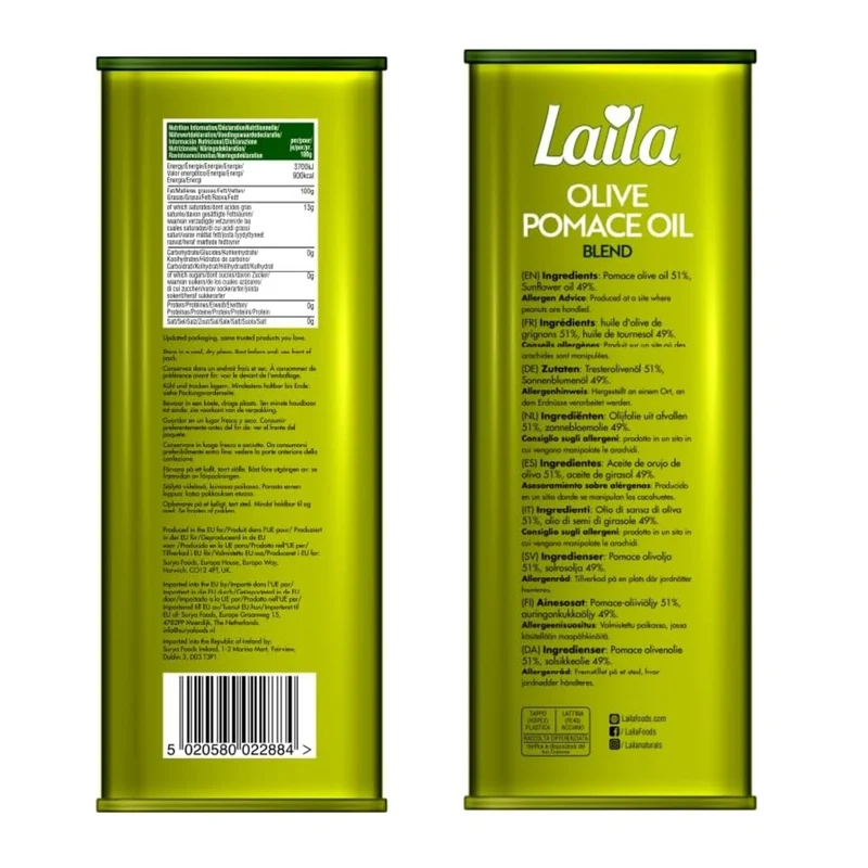 Laila Olive Pomace Oil Blend 5L