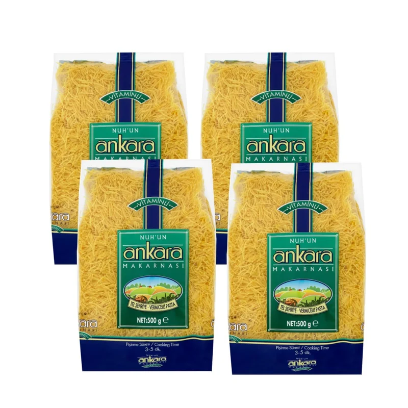 Nuhun Ankara Vitaminli Makarnasi Vermicelli Pasta (Tel Sehriye) 500g