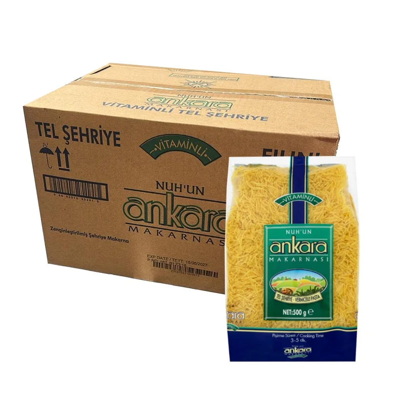 Nuhun Ankara Vitaminli Makarnasi Vermicelli Pasta (Tel Sehriye) 500g
