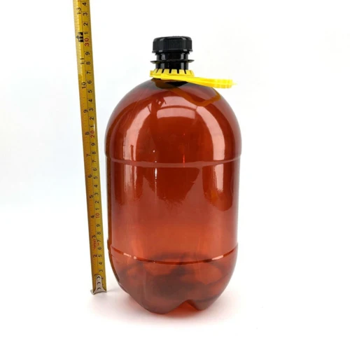 KegLand Oxebar Mono PET Keg | Plastic Reusable Bottle | Cary Handle & Reusable Screw Cap Included | 1 Gallon | 4L