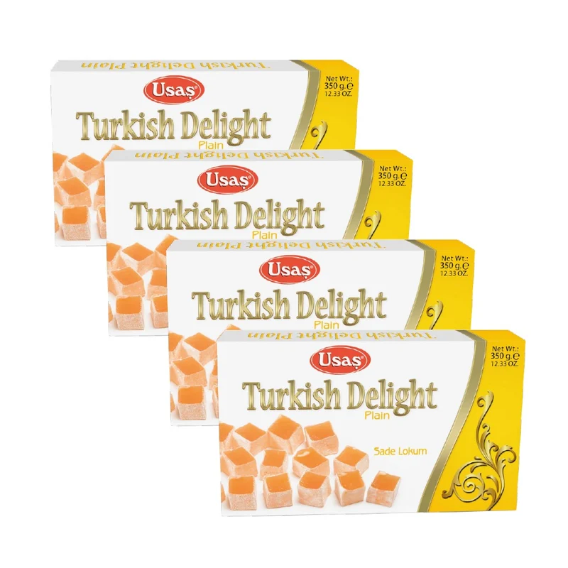 Usas Turkish Delight Plain (Sade Lokum), 350g