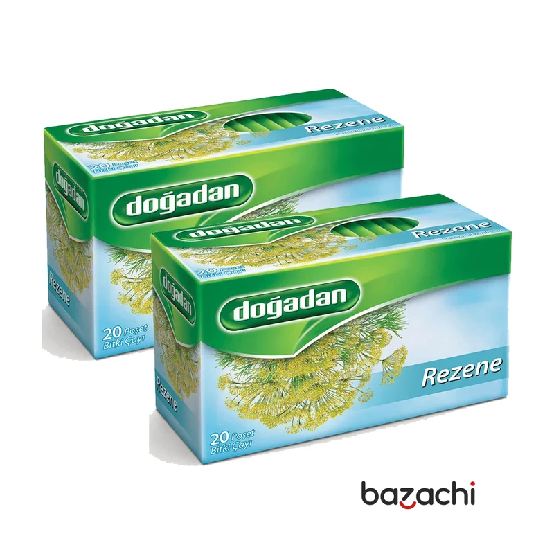 Dogadan Fennel Mixed Herbal Tea (Rezene Bitki Cayi), 20 Tea Bags