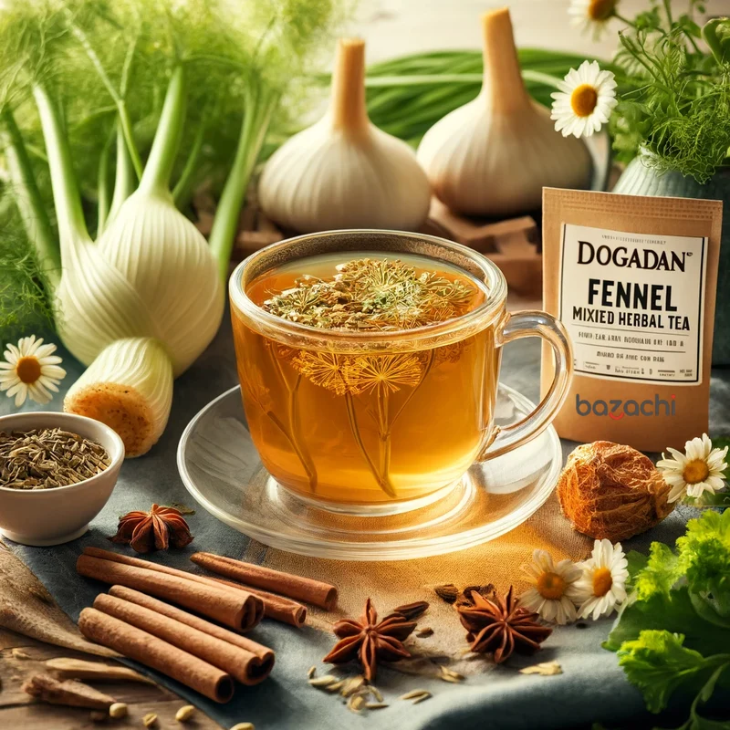 Dogadan Fennel Mixed Herbal Tea (Rezene Bitki Cayi), 20 Tea Bags