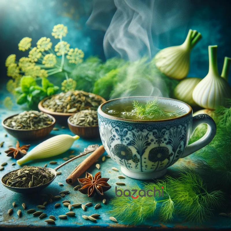 Dogadan Fennel Mixed Herbal Tea (Rezene Bitki Cayi), 20 Tea Bags
