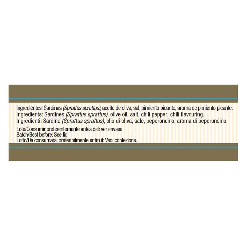 Baymar Gourmet Sardines in Olive Oil with Chilli Pepper, 4 x 150g