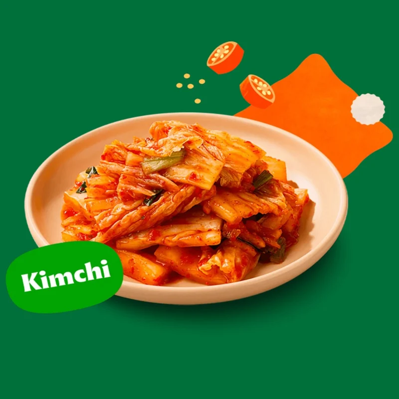 Bibigo Ambient Fermented Sliced Kimchi, 5x150g