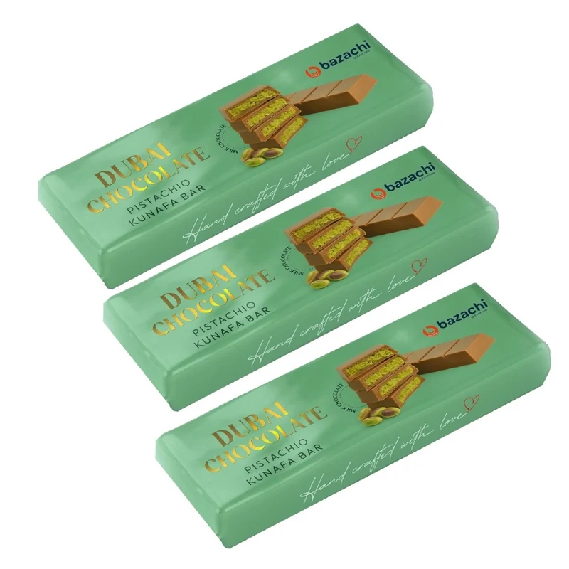 Dubai Chocolate – Pistachio Kunafa with Milk Chocolate, 95g