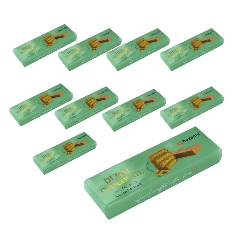 Dubai Chocolate – Pistachio Kunafa with Milk Chocolate, 95g