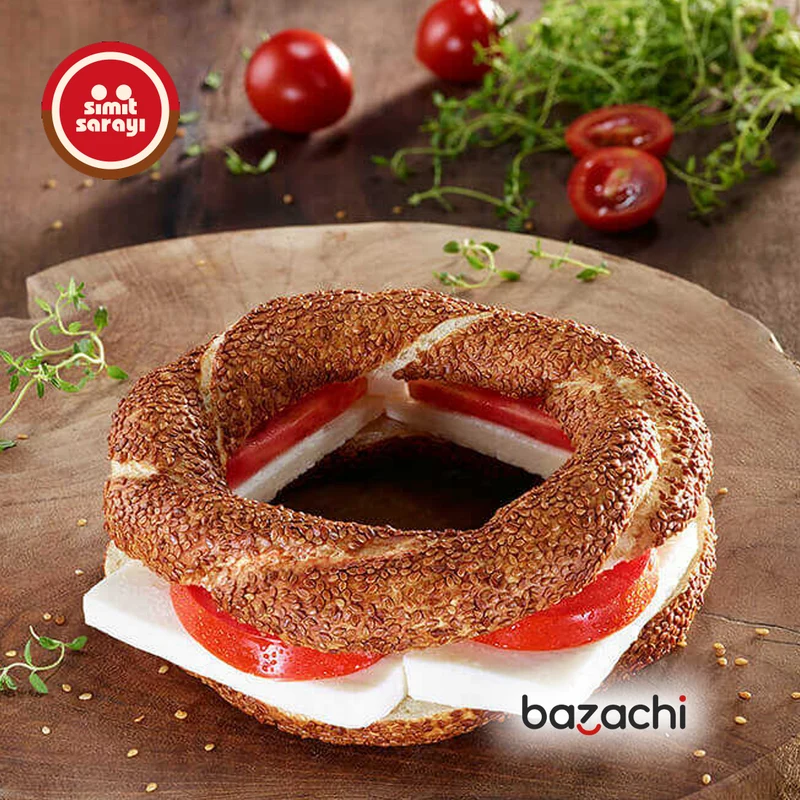 Simit Sarayi Frozen Turkish Sesame Bagel (Sade Simit), 4x100g