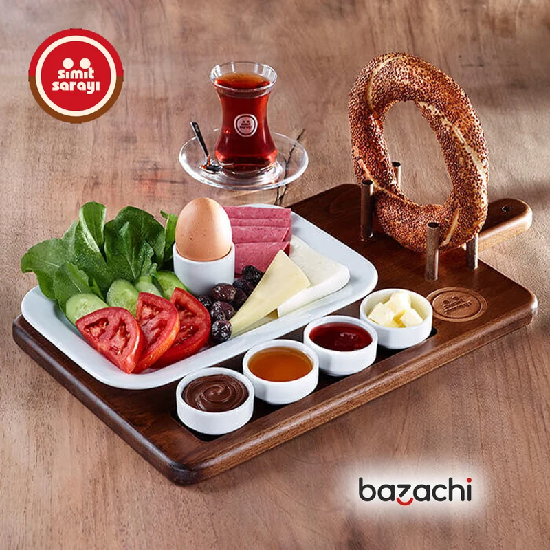 Simit Sarayi Frozen Turkish Sesame Bagel (Sade Simit), 4x100g