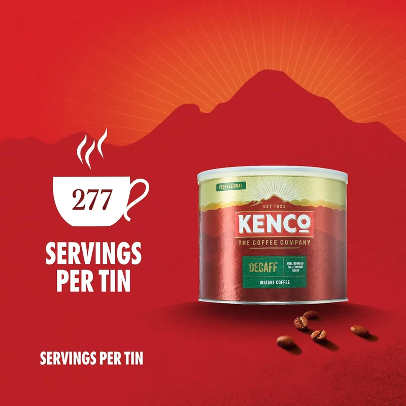 Kenco Decaf Instant Coffee Tin , 500g