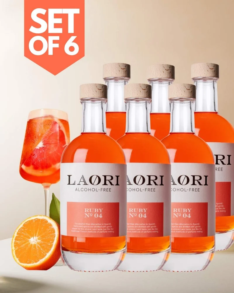 6er Set: Laori Ruby No 04 - Italian Spritz