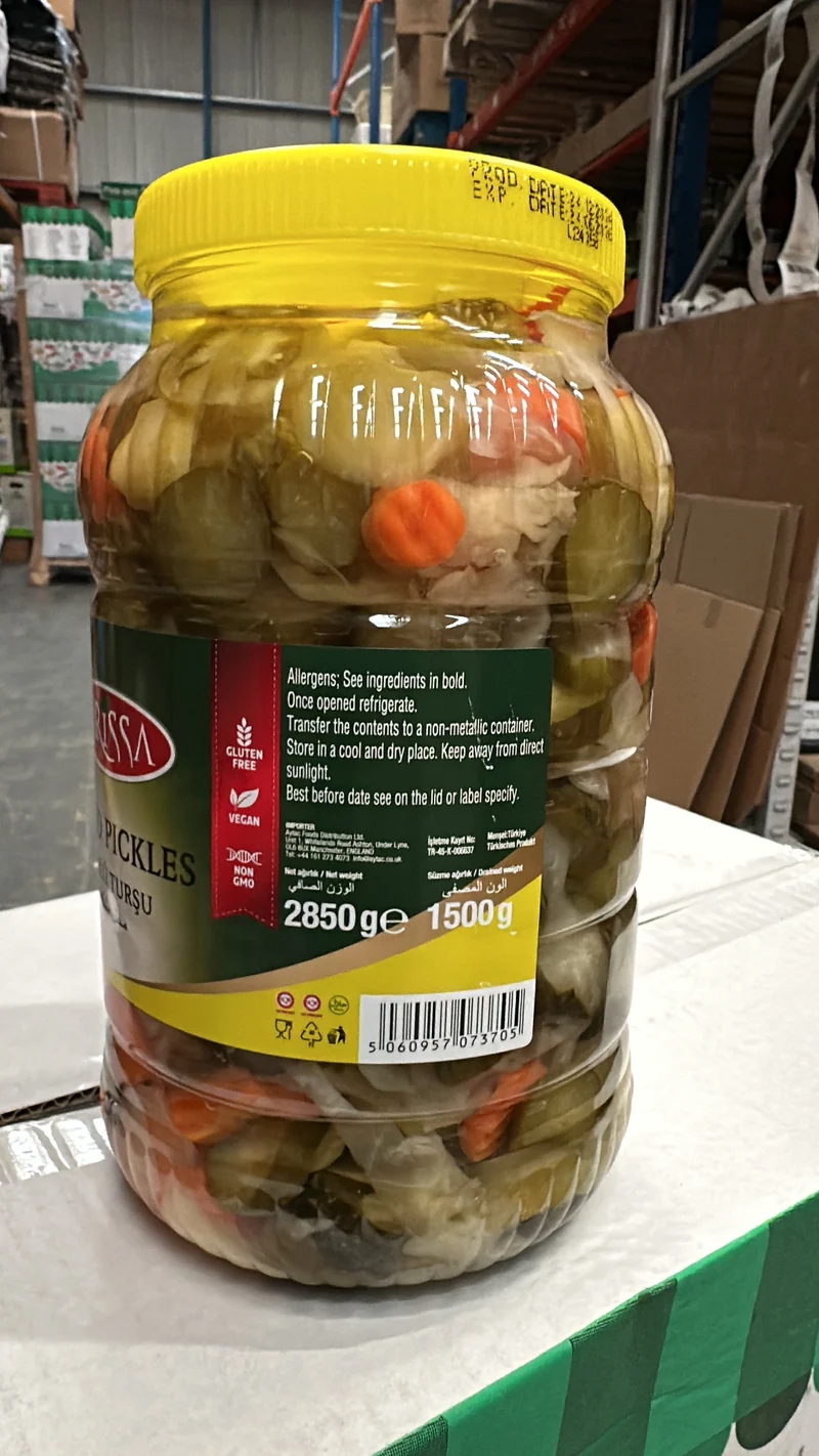 Larissa Mixed Pickles Vegetables (Karisik Tursu), 5L