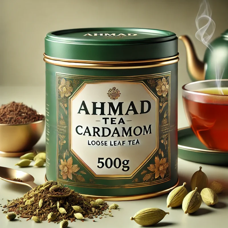 Ahmad Tea Cardamom Loose Leaf Tea, 500g